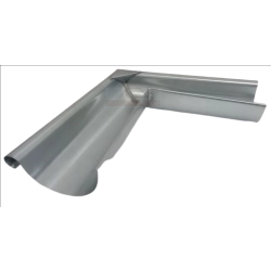 Narożnik zewnętrzny rynny 80 mm - lutowany OCYNK